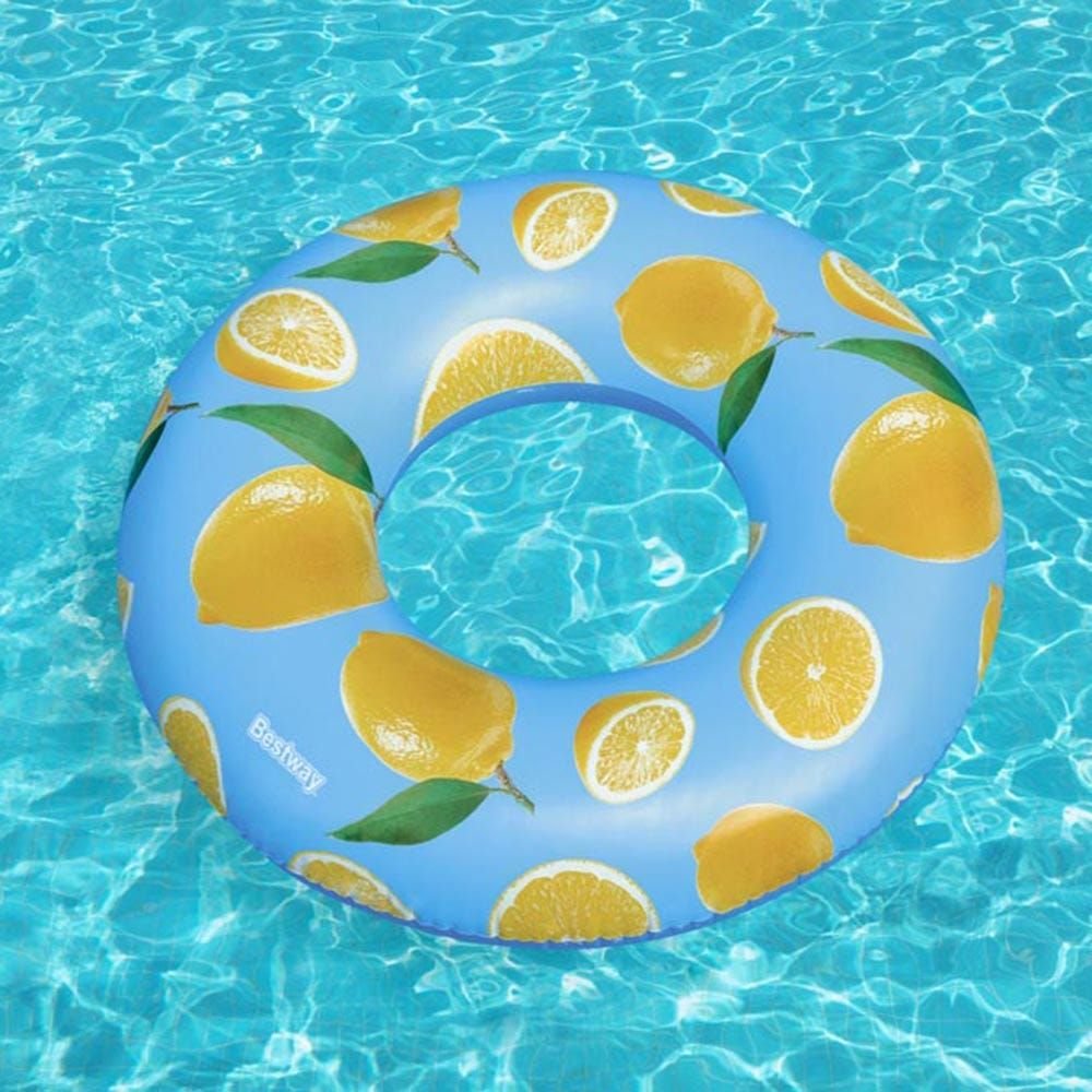 Bouée Gonflable Parfumée au Citron Bestway Scentsational 119 cm – Fraîcheur Tropicale & Plaisir Aquatique