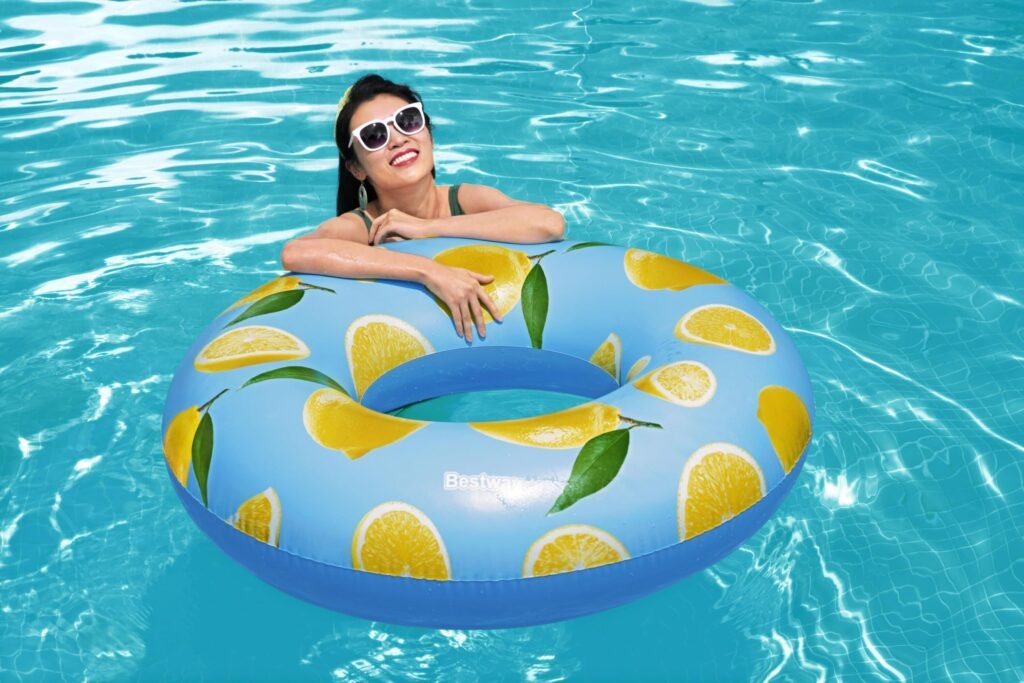 Bouée Gonflable Parfumée au Citron Bestway Scentsational 119 cm – Fraîcheur Tropicale & Plaisir Aquatique