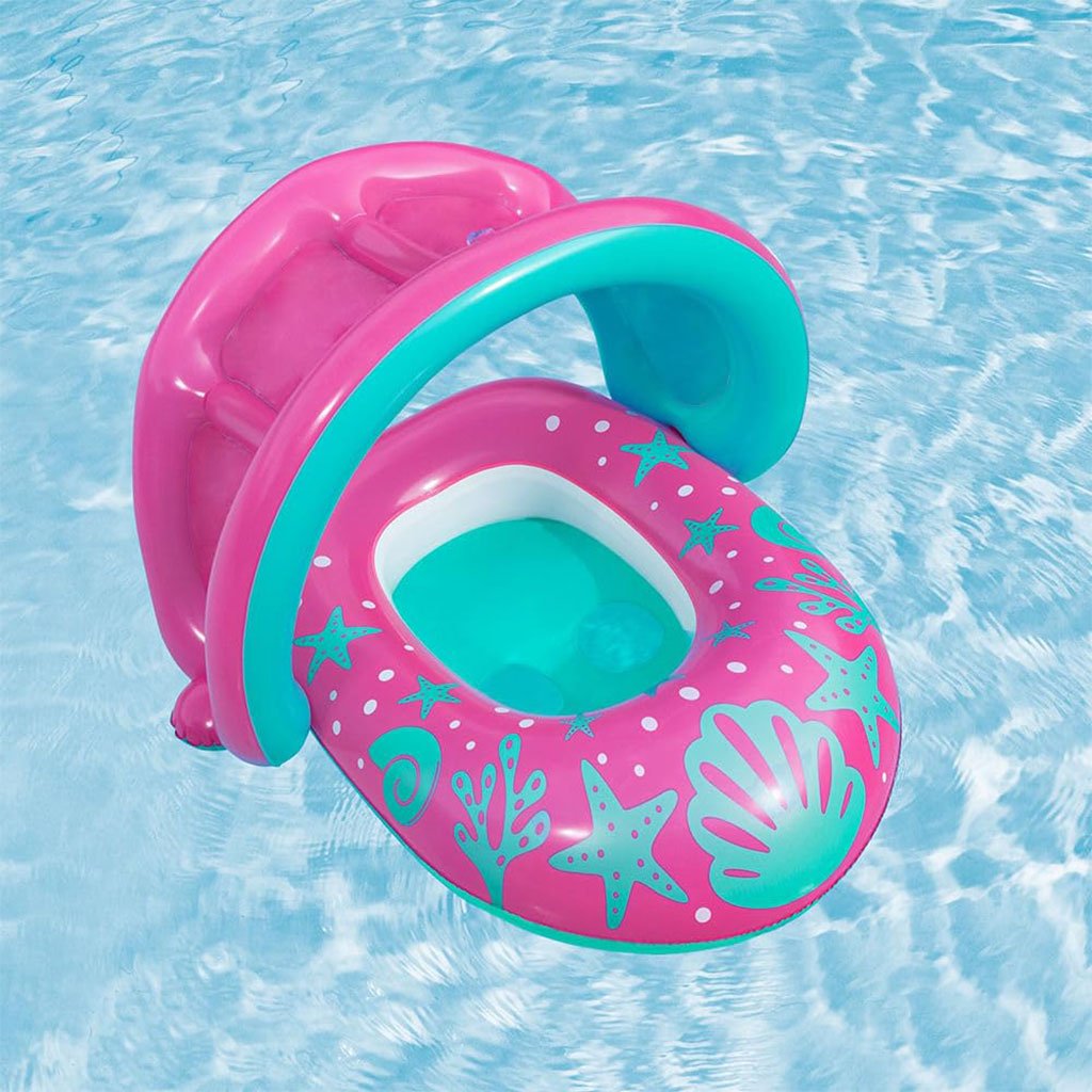 Bouée Gonflable pour enfants avec toit de protection UV Bestway