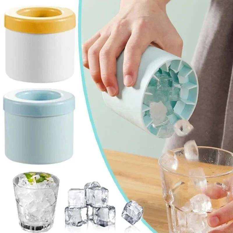Moule à Glaçons 3D en Silicone Souple – Démoulage Facile & Glaçons Parfaits