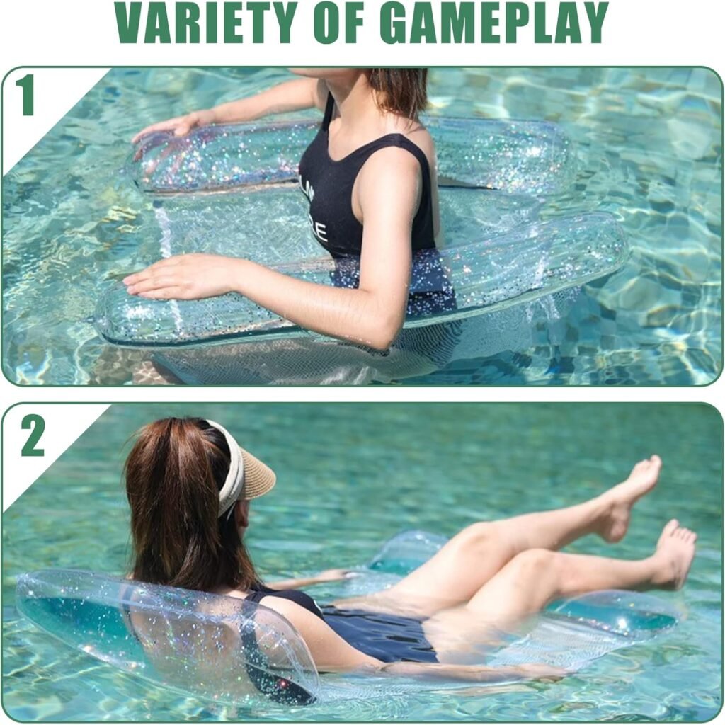 Hamac de Piscine Flottant Multifonction 4en1 — Confort Aquatique
