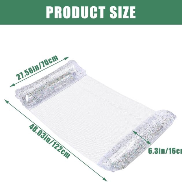 Hamac de Piscine Flottant Multifonction 4en1 — Confort Aquatique