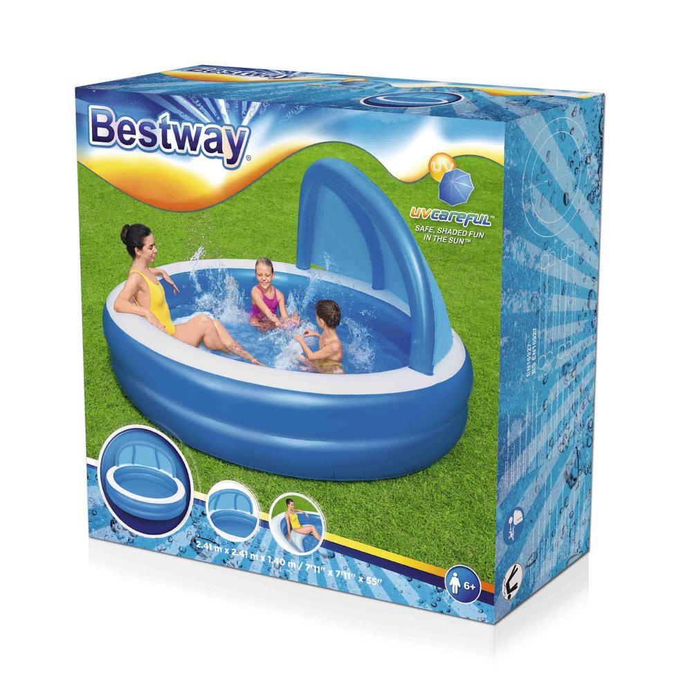 Piscine Gonflable Familiale Bestway 54337 — Pour Enfants et Adultes