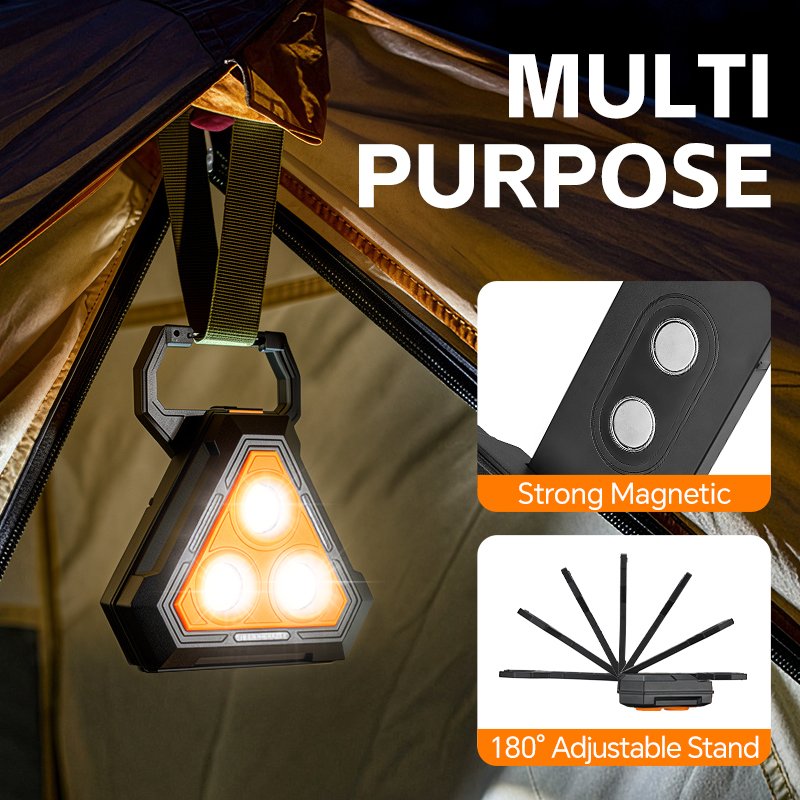 Lampe de Travail Portable avec Base Magnétique — Éclairage Pratique