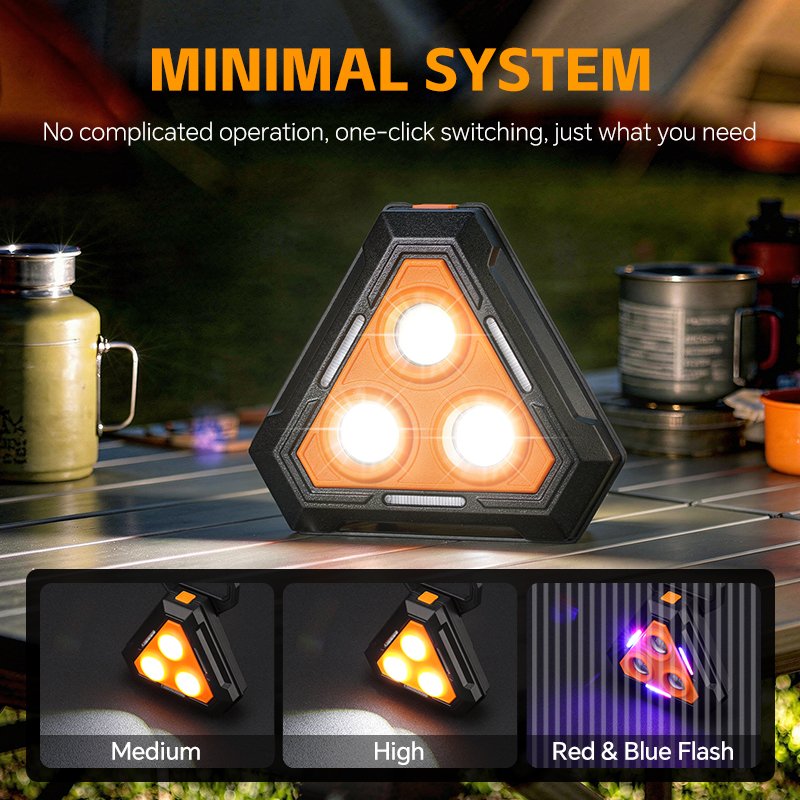 Lampe de Travail Portable avec Base Magnétique — Éclairage Pratique