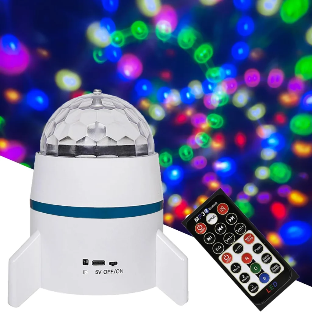 Projecteur Étoile et Vagues LED 2en1 — Ambiance Lumineuse
