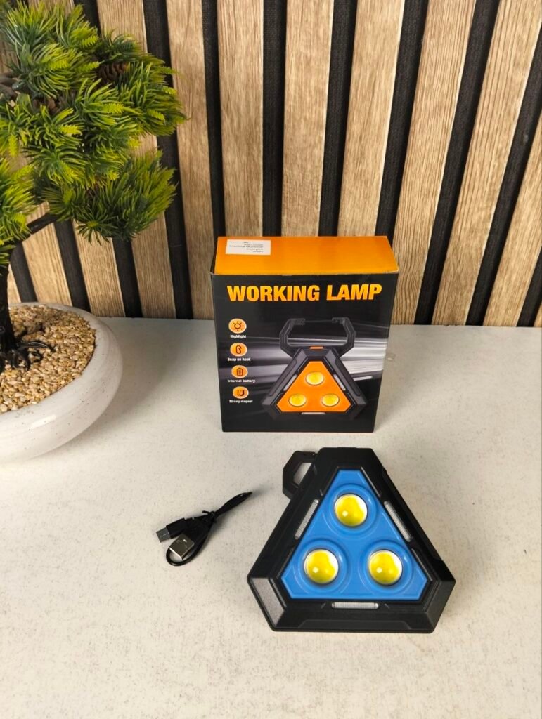 Lampe de Travail Portable avec Base Magnétique — Éclairage Pratique