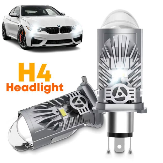 Kit Lampes Projecteur LED H4 36W — Éclairage Full LED 6000K