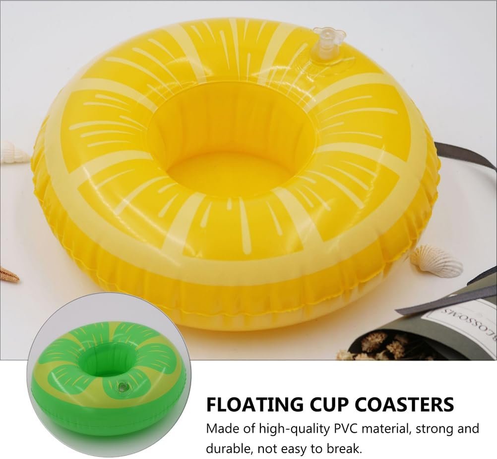 Porte-Gobelets Flottants Gonflables pour Piscine — Amusant