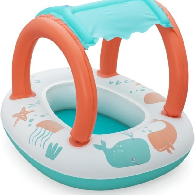 Bateau Gonflable Enfant Bestway 34203 — Pare-Soleil Amovible