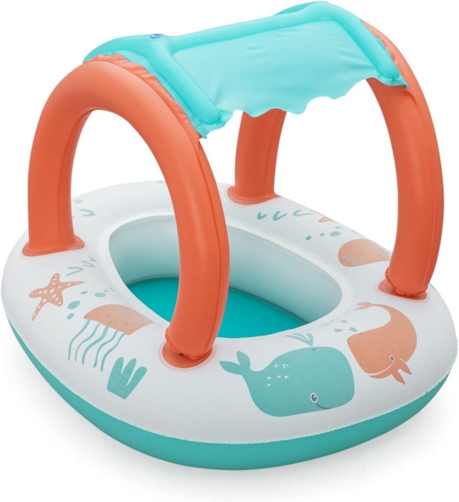 Bateau Gonflable Enfant Bestway 34203 — Pare-Soleil Amovible
