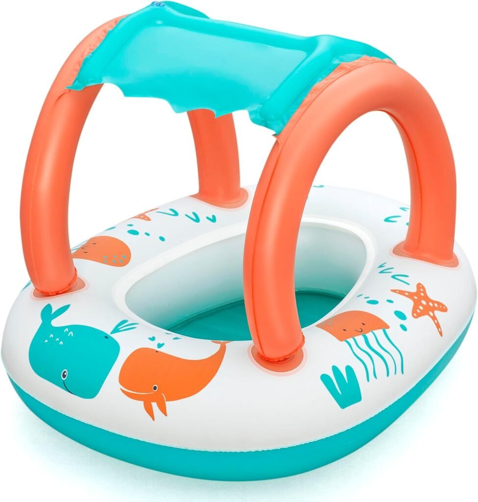 Bateau Gonflable Enfant Bestway 34203 — Pare-Soleil Amovible
