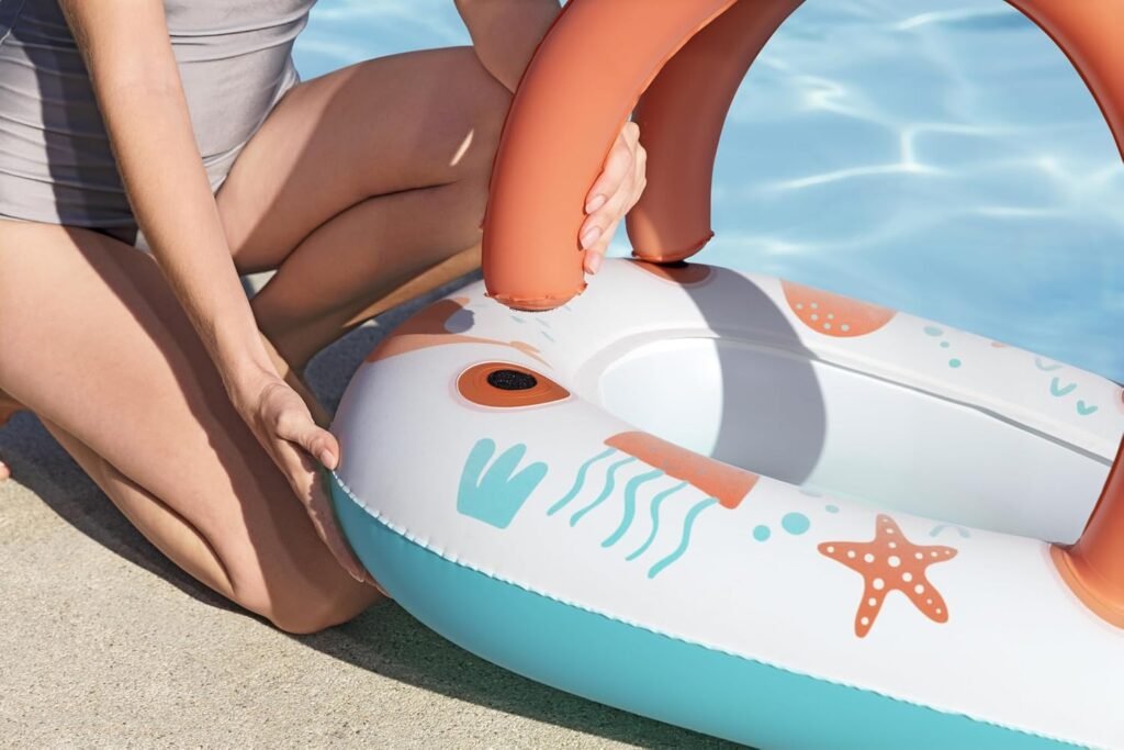 Bateau Gonflable Enfant Bestway 34203 — Pare-Soleil Amovible