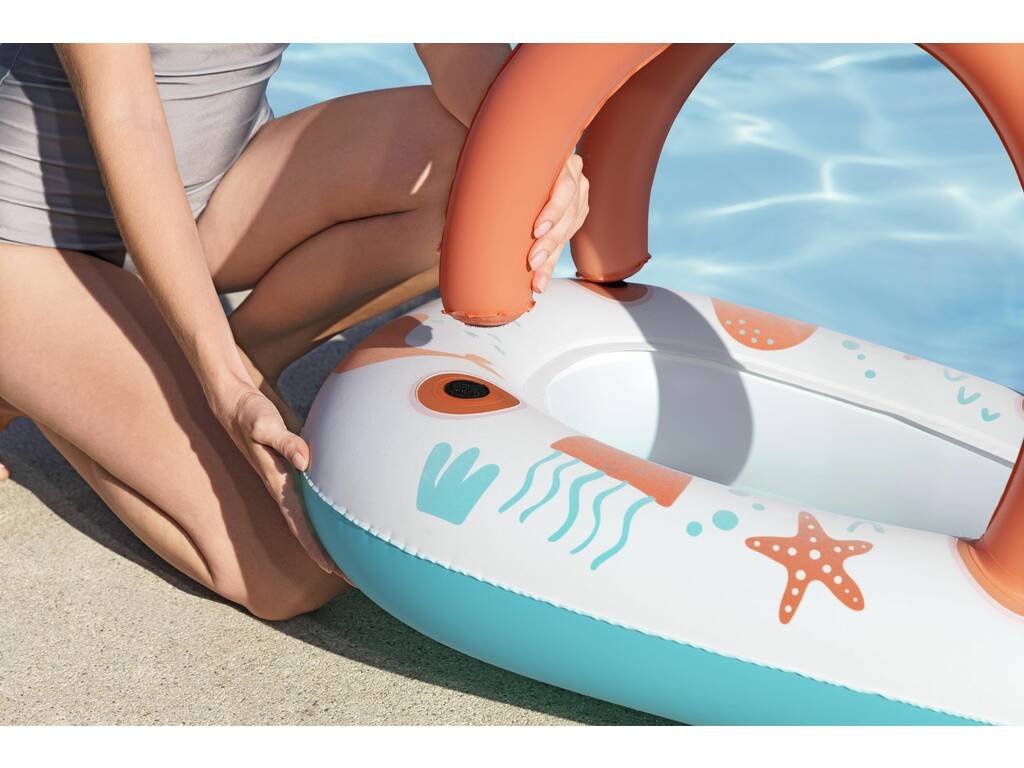 Bateau Gonflable Enfant Bestway 34203 — Pare-Soleil Amovible