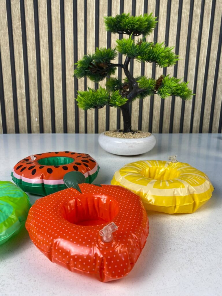 Porte-Gobelets Flottants Gonflables pour Piscine — Amusant