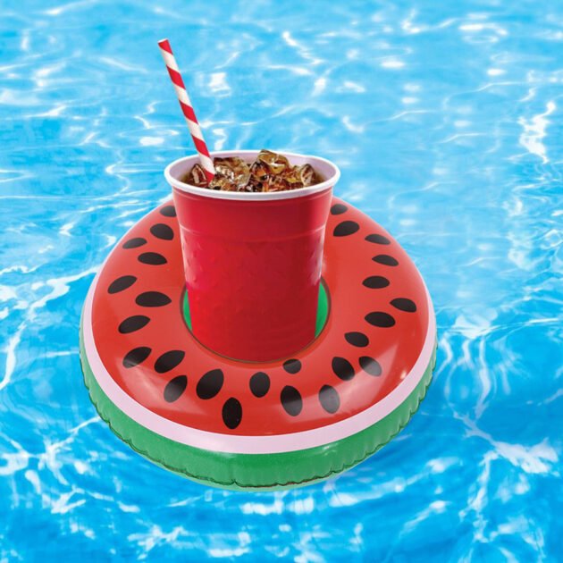 Porte-Gobelets Flottants Gonflables pour Piscine — Amusant