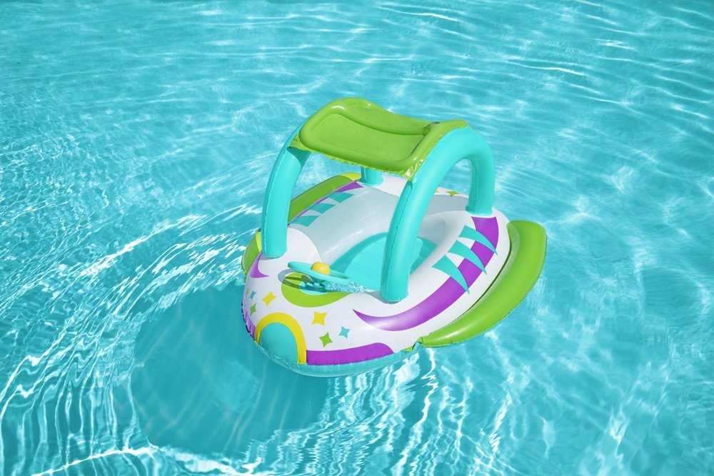 Bateau Gonflable Enfant Space Splash — Protection Solaire