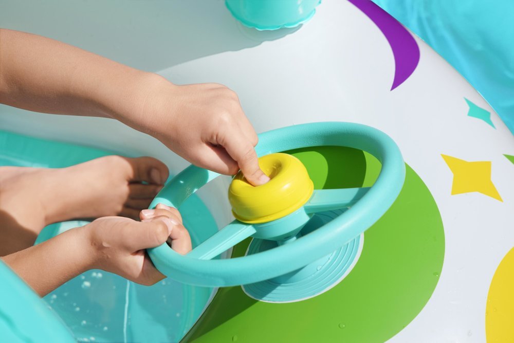 Bateau Gonflable Enfant Space Splash — Protection Solaire