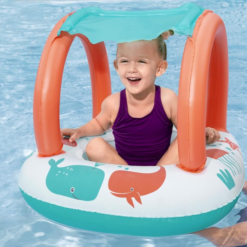 Bateau Gonflable Enfant Bestway 34203 — Pare-Soleil Amovible