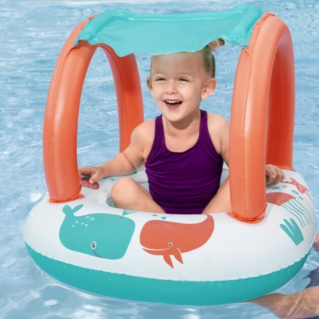 Bateau Gonflable Enfant Bestway 34203 — Pare-Soleil Amovible