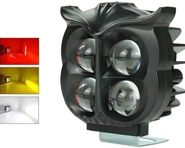 Projecteur LED 40W Forme Chouette — Éclairage Antibrouillard