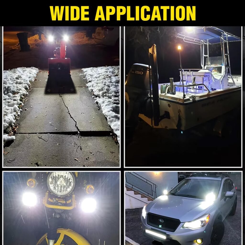 Projecteur LED 40W Forme Chouette — Éclairage Antibrouillard