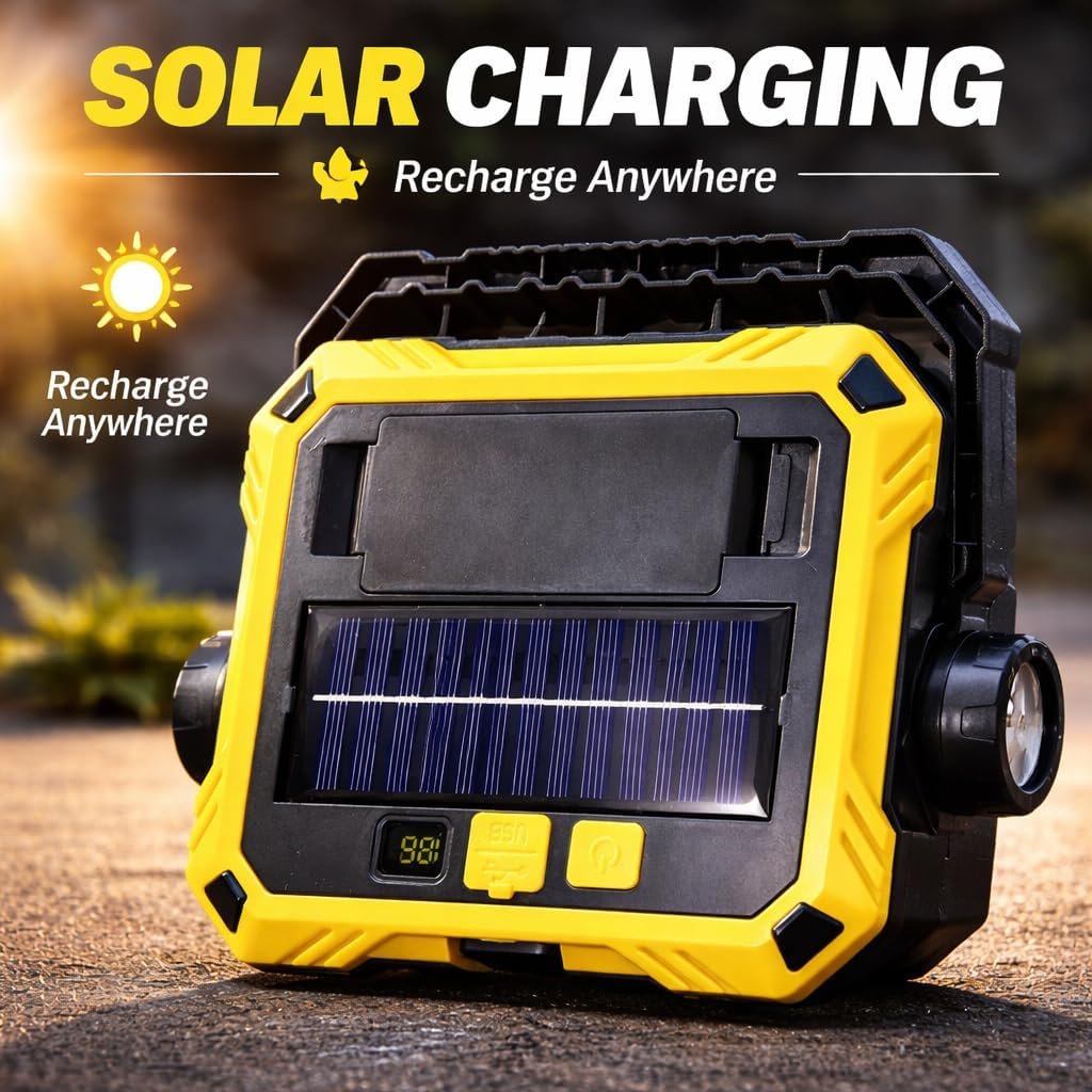 Lanterne de Camping LED Rechargeable — Éclairage Puissant