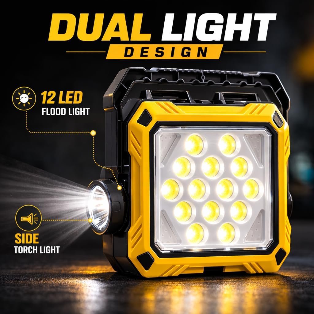 Lanterne de Camping LED Rechargeable — Éclairage Puissant