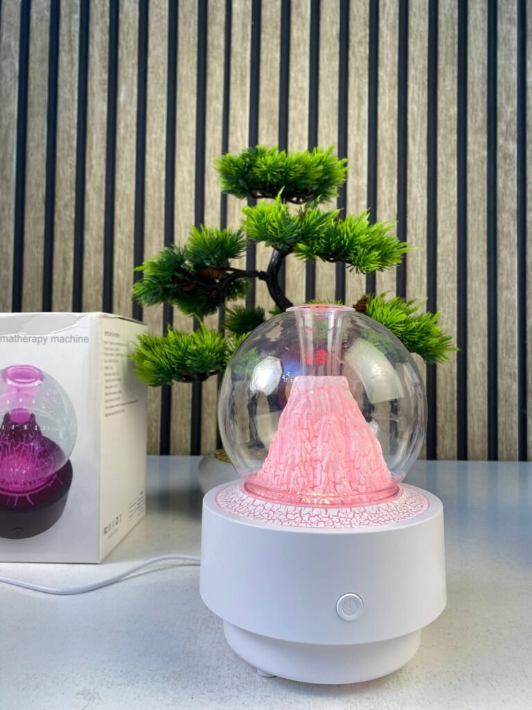 Diffuseur d'Arôme et Humidificateur Effet Volcan 300ml — Pour une atmosphère relaxante