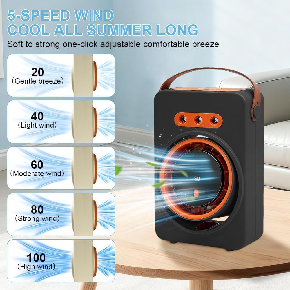 Purificateur d'air portable 4 en 1 — Rafraîchissement d'été