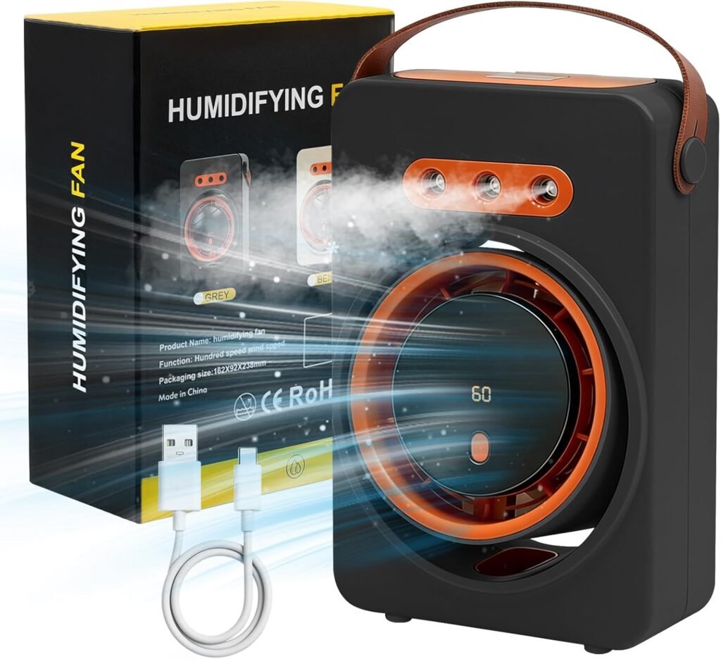 Purificateur d'air portable 4 en 1 — Rafraîchissement d'été