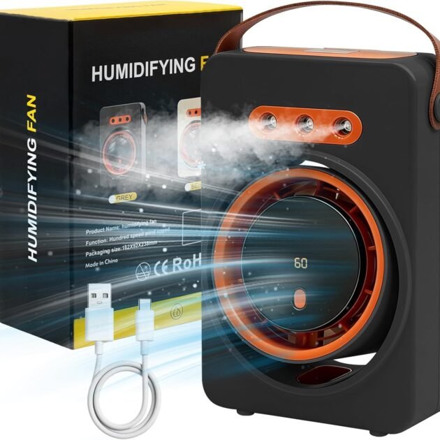 Purificateur d'air portable 4 en 1 — Rafraîchissement d'été