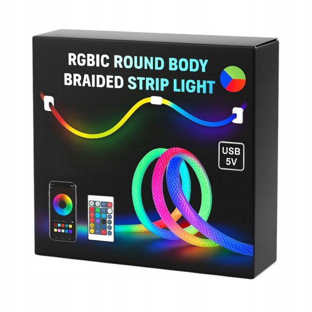 Bande LED RGB 360° 3M — Éclairage numérique
