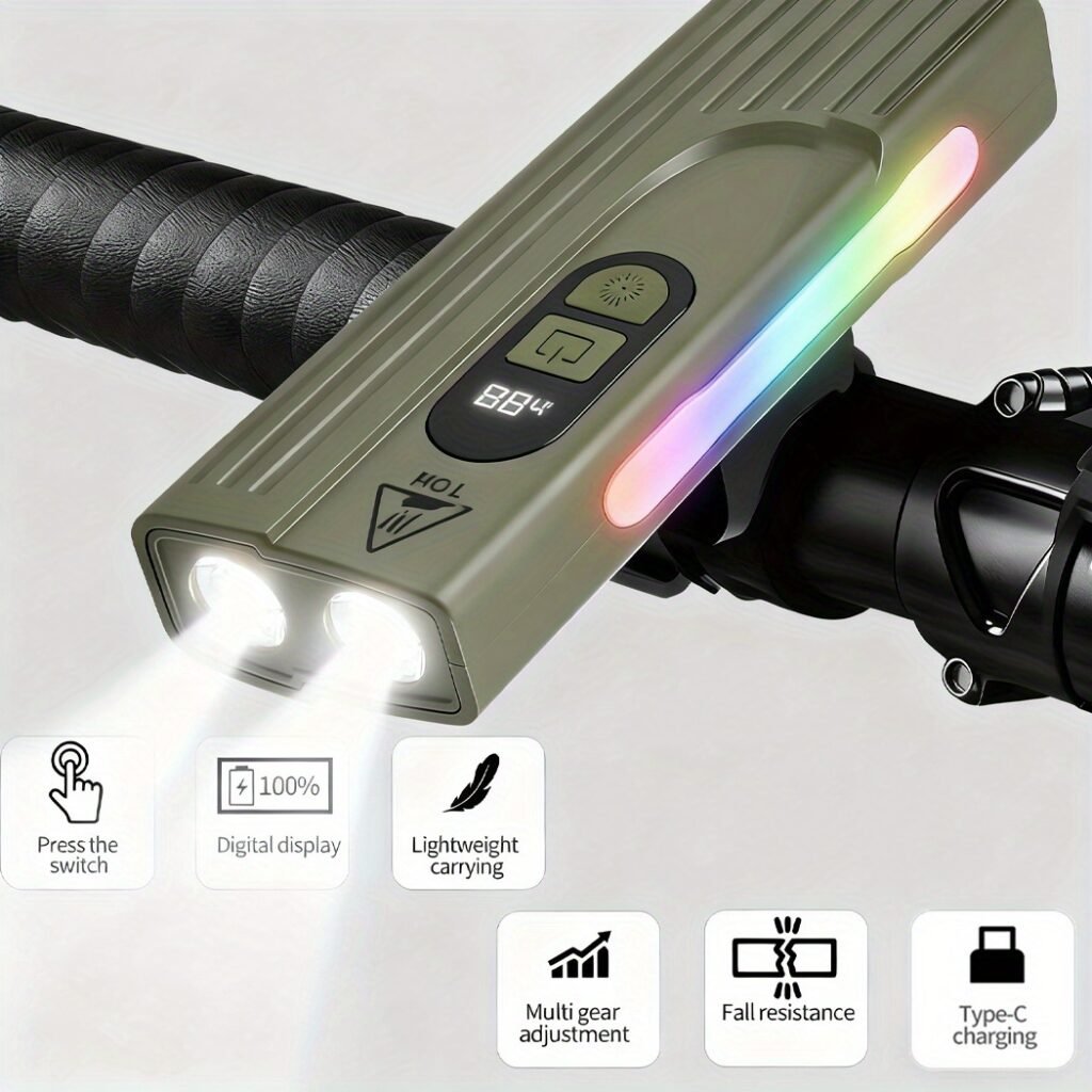 Lampe de vélo rechargeable Z-838 — Éclairage LED puissant