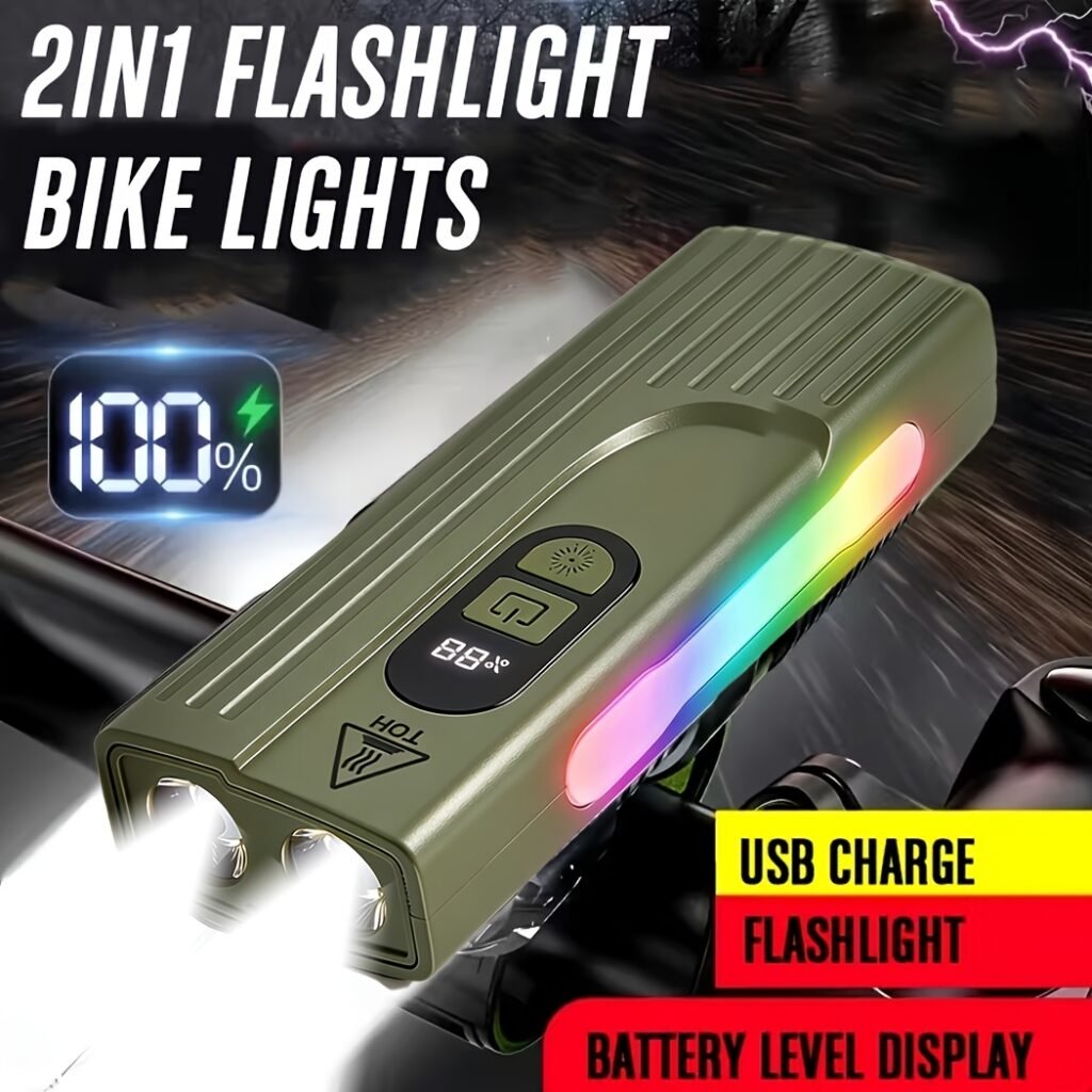 Lampe de vélo rechargeable Z-838 — Éclairage LED puissant