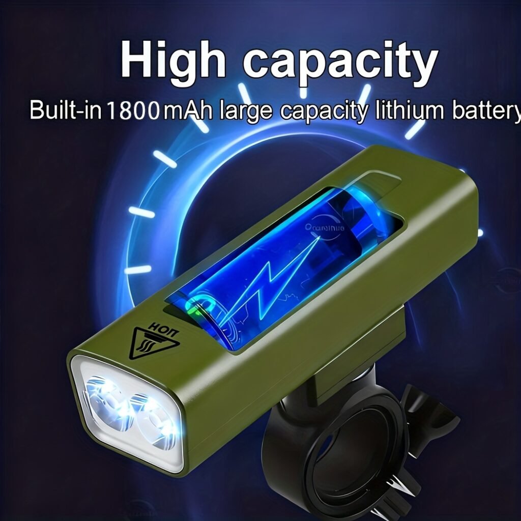 Lampe de vélo rechargeable Z-838 — Éclairage LED puissant