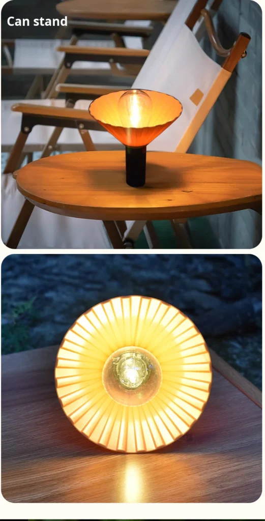Lanterne de Camping Rechargeable 3 Niveaux de Luminosité — Éclairage Pratique