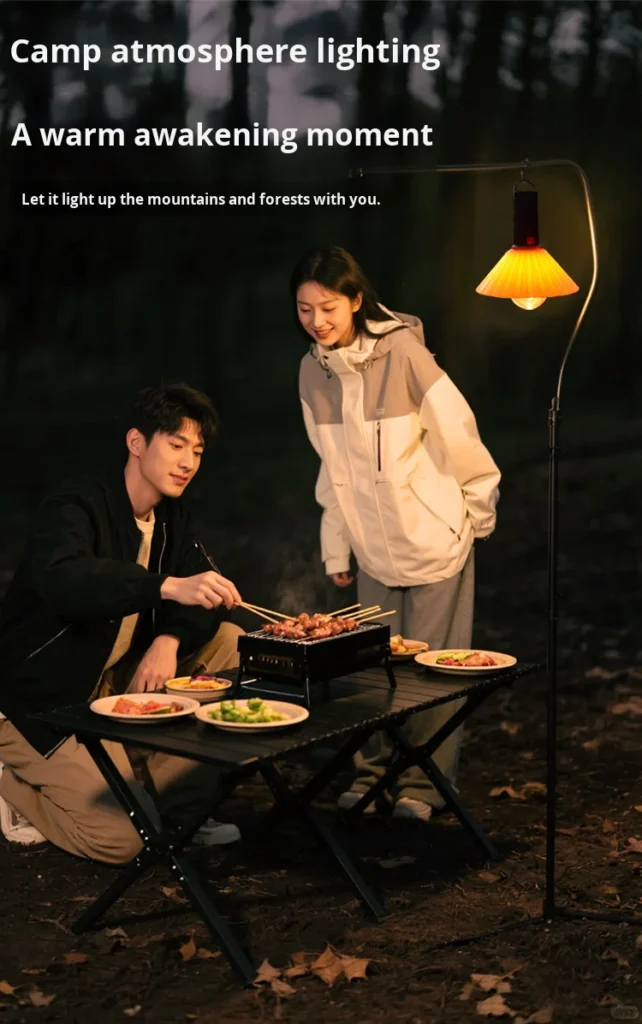 Lanterne de Camping Rechargeable 3 Niveaux de Luminosité — Éclairage Pratique