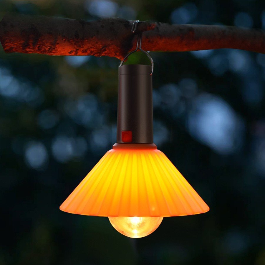 Lanterne de Camping Rechargeable 3 Niveaux de Luminosité — Éclairage Pratique