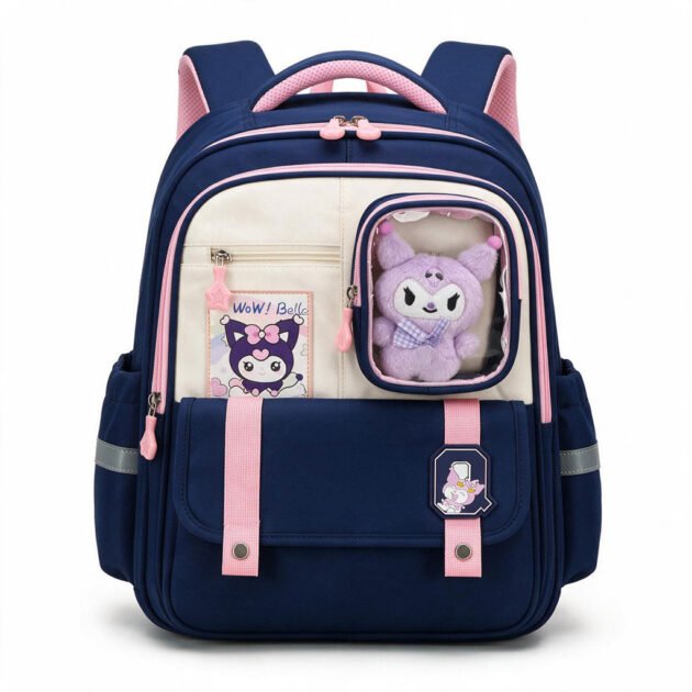 Sac à Dos Scolaire Kawaii Grand Volume — Pour les Étudiantes