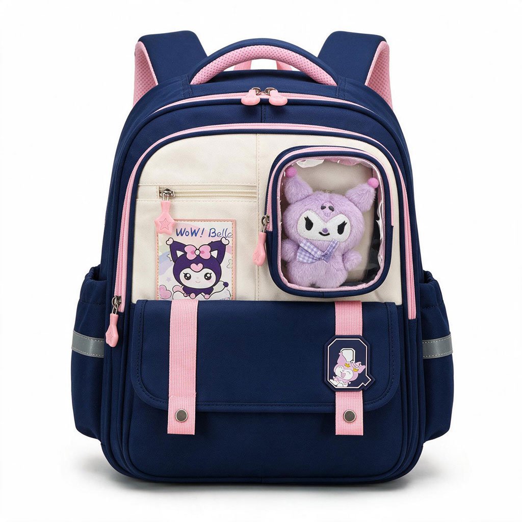 Sac à Dos Scolaire Kawaii Grand Volume — Pour les Étudiantes