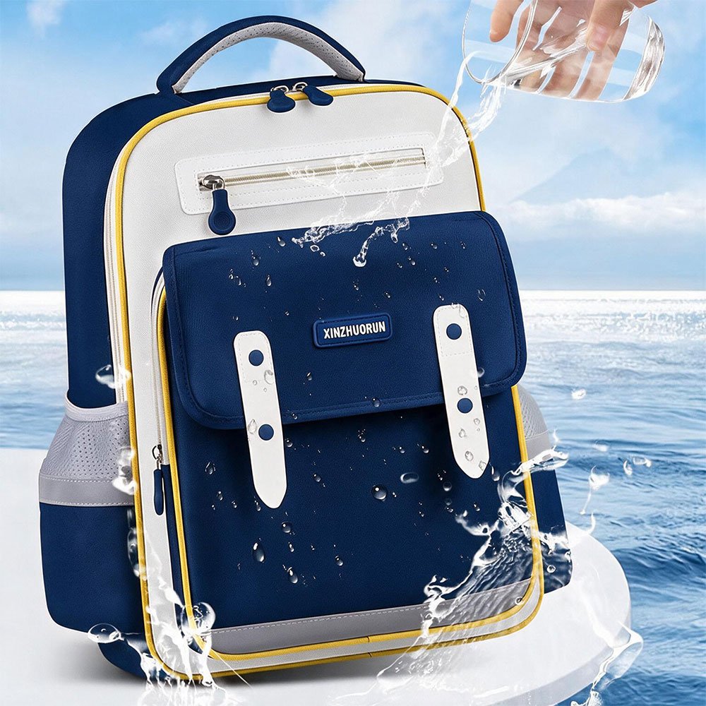 Sac à Dos Scolaire Grand Volume Tissu Imperméable — Pour les élèves