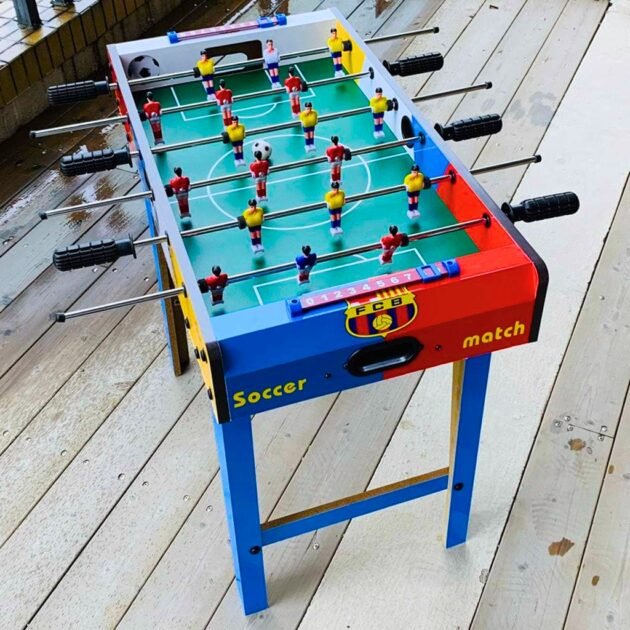 Table de Baby Foot en Bois 6 Rangées — Pour Enfants et Adultes