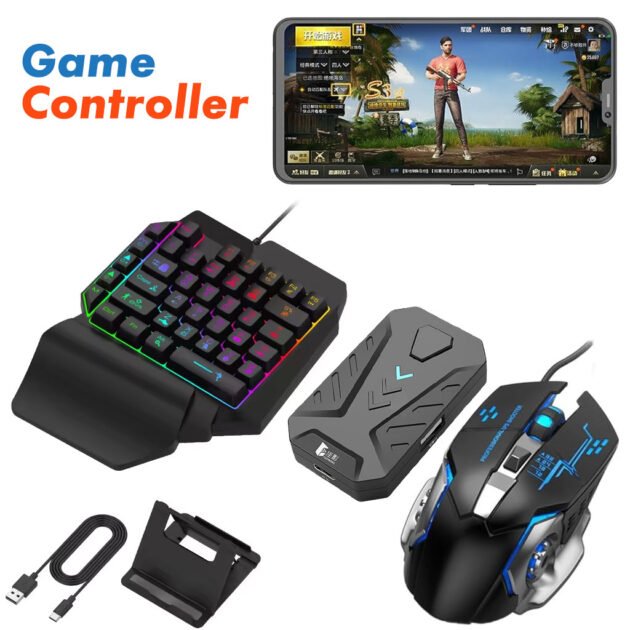 Clavier Souris 4en1 Pour Smartphone Gaming