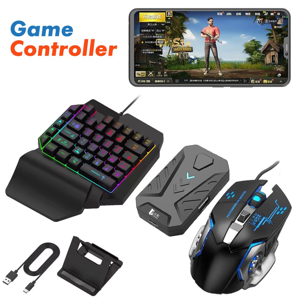 Clavier Souris 4en1 Pour Smartphone Gaming