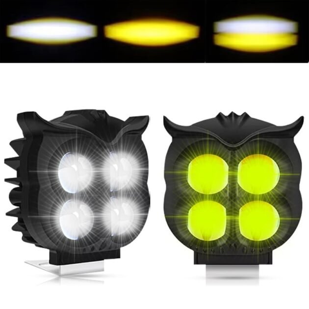 Projecteur LED 40W Forme Chouette — Éclairage Antibrouillard