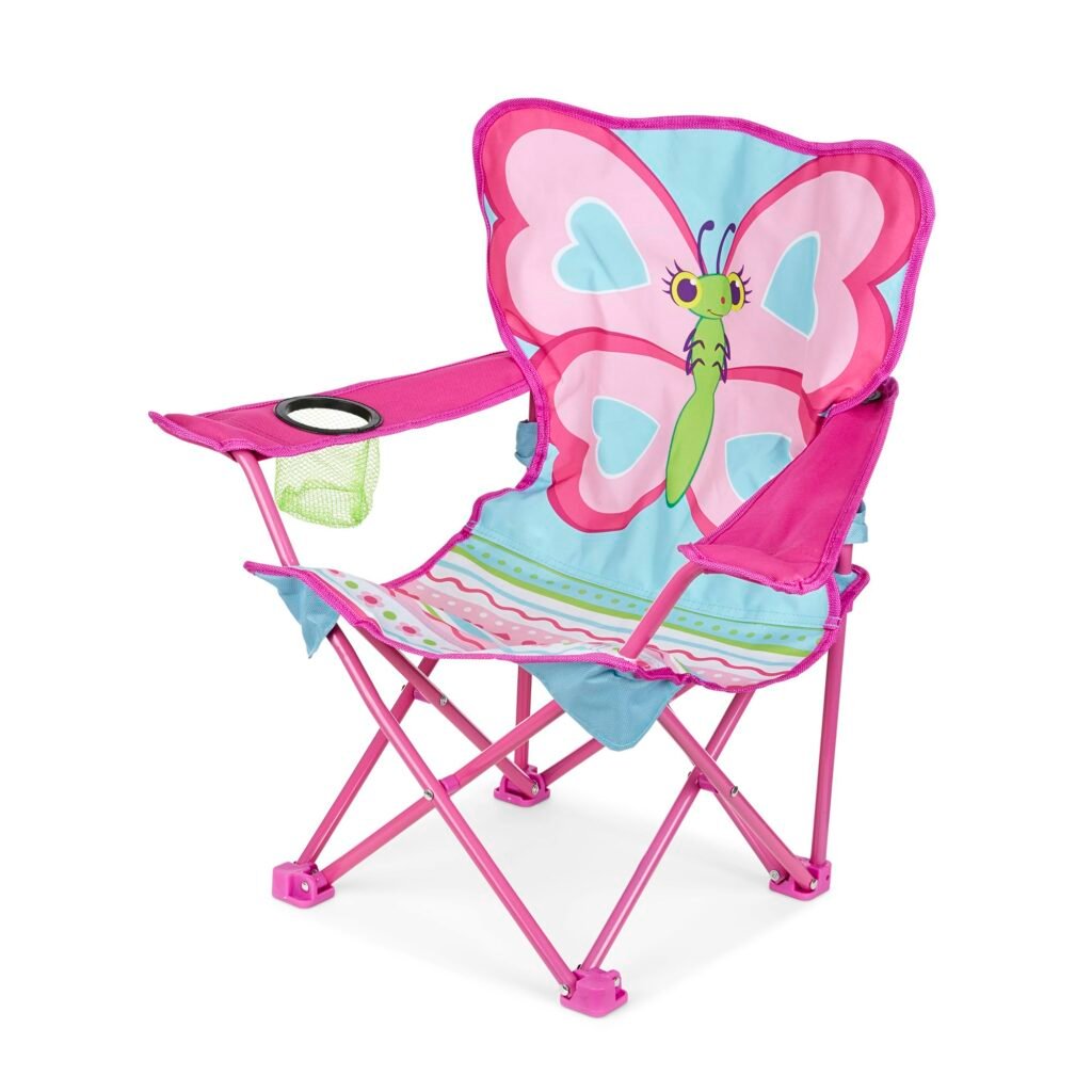 Chaise Pliante pour Enfant Style Tortues Ninja avec Porte-Gobelet
