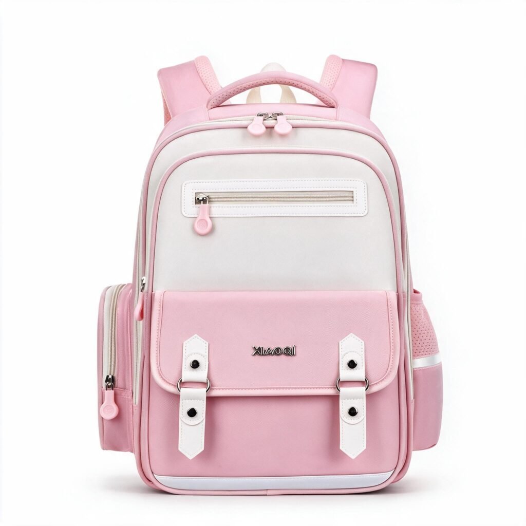 Sac à Dos Scolaire Grand Volume Tissu Imperméable — Pour Écoliers