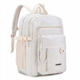 Sac à dos scolaire beige décontracté — pour étudiants