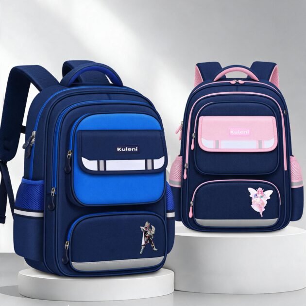 Sac à Dos Scolaire Grand Volume Tissu Imperméable — Pour les élèves